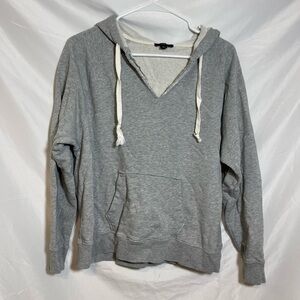 Classic Athleisure J. Crew Heather Gray Women's Hoodie